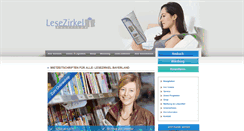 Desktop Screenshot of lesezirkel-bayerland.de